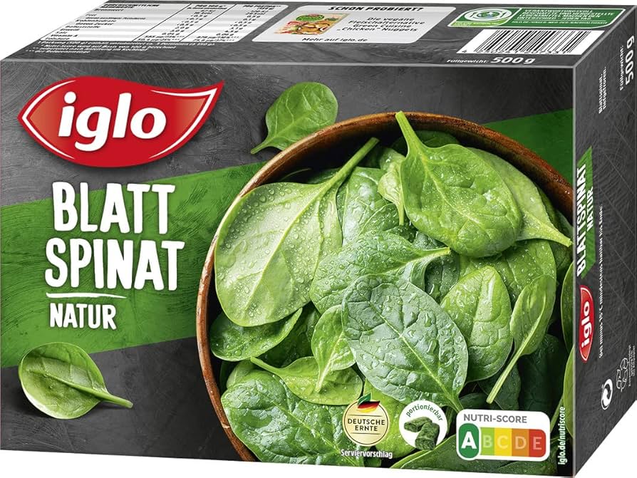 Iglo Spinach Portions