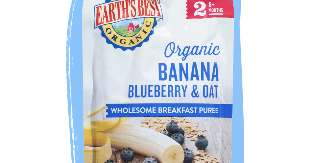 Earth's Best Organic Banana Blueberry Puree