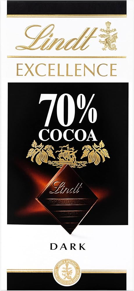 Lindt Excellence Dark Chocolate 70%
